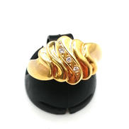 K18リング（3つ石付）|11.5号