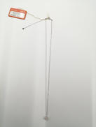 K18WG ネックレス|宝石付きネックレス