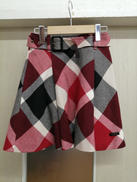 ベルト付きチェックスカート|BURBERRY