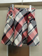 チェック柄フレアスカート|BURBERRY