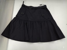 ベルト付き切り替えフレアスカート|BURBERRY