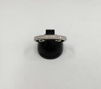 K18WGリング（日付入り、石付き)|Ｋ１８