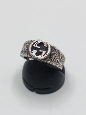 インターロッキングシルバーリング|GUCCI