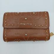 二つ折り財布|MIUMIU