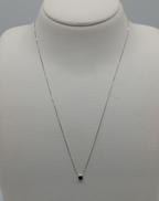 K18WGネックレス|宝石付きネックレス