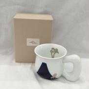 瑠璃富士白金蕨モーニングカップ|深川製磁