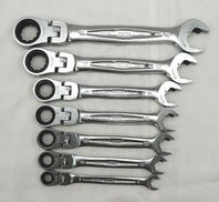 首振りクイックラチェットめがねレンチセット|TONE