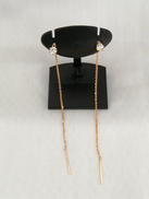 Ｋ１８ピアス|宝石付きピアス