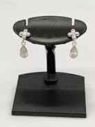 Ｋ１４ＷＧピアス|宝石付きピアス