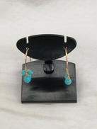 Ｋ１８石付きピアス|宝石付きピアス