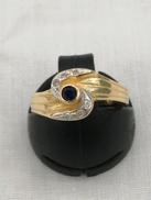 Ｋ１４石付きリング|宝石付きリング