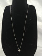 Ｋ１８ＷＧ石付きネックレス|宝石付きネックレス