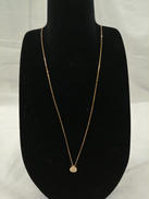 Ｋ１８石付きネックレス|宝石付きネックレス