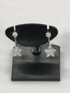 Ｋ１８Ｋ１４コンビイヤリング|宝石付きイヤリング