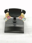 Ｋ１８石付きピアス|宝石付きピアス