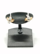 Ｋ１８ＰＴ850コンビピアス|宝石無しピアス