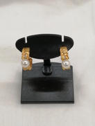 K18石付きピアス|宝石付きピアス