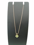 K18石付ネックレス|宝石付きネックレス