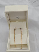 K10石付きピアス|宝石付きピアス