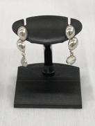 PT850石付きピアス|宝石付きピアス