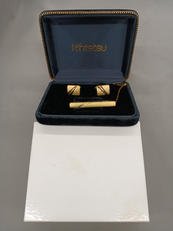 総重量13.3G|K18/SILVER925カフス/タイピンセット