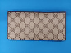 GGキャンバス長札入れ|GUCCI