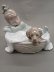 少女と仔犬|LLADRO NAO