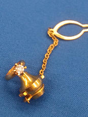 K18石付きタイピン|ノーブランド