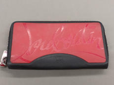 赤黒レザー長財布|Christian Louboutin