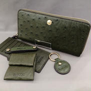 オーストリッチ　レザーウォレット|BARCOS