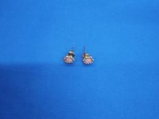 K18色石付ピアス|