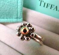 TIFFANY&CO.K18/925フラワーコンビリング|TIFFANY&CO.