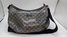 GGレザーショルダーバッグ|GUCCI