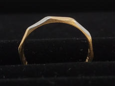 コンビリング|K18&PT850