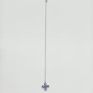 K18WG石付きネックレス|選択不可