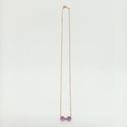 K10PG石付きネックレス|その他ブランド