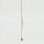 K18石付きネックレス|選択不可