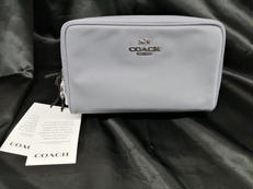 化粧ポーチ(グレー)|COACH