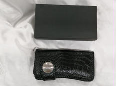 クロコ ライダースウオレット|NO BRAND