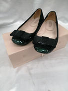 スパンコール フラットシューズ|PRADA