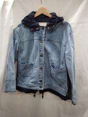 フード付きデニムジャケット|MONCLER