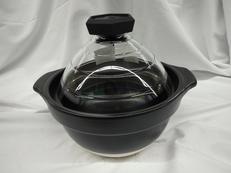 蓋がガラスのご飯釜|HARIO
