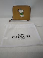 スモールジップアラウンドウォレット　スヌーピー|COACH