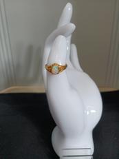 石付きリング|K18