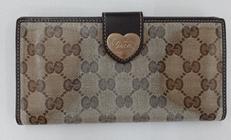 シャインマイクロGGメタルハート長財布|GUCCI