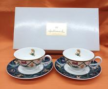 テディベア カップ&ソーサー 2客|NARUMI HALLMARK