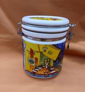 旧ロゴ コーヒーキャニスター ゴッホ 夜のカフェテラス|STARBUCKS