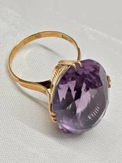 K18石付きリング|ノーブランド