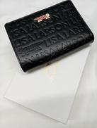 本革ロゴ押しL字ミニウォレット|LISA LARESON