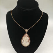 カメオペンダント|K14